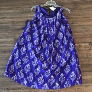 Patterned tank dress NWT